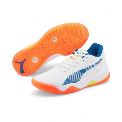 Puma Indoor Shoes Eliminate Power Nitro white/blue Men